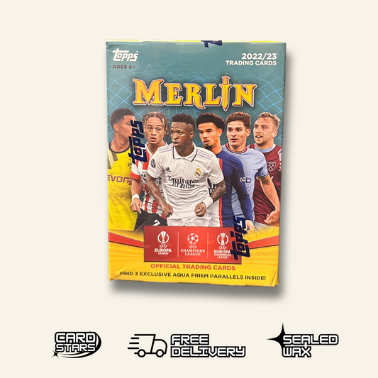 Topps Merlin UEFA Club Competitions Soccer Blaster Box 22/23