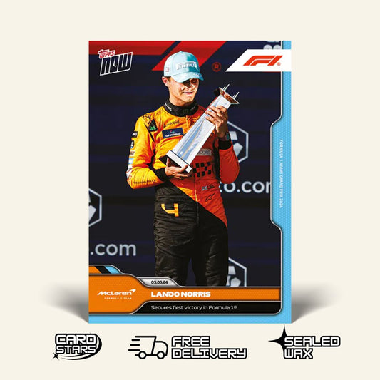Lando Norris - Secures first victory in Formula 1 - 2024 F1 TOPPS NOW | PREORDER