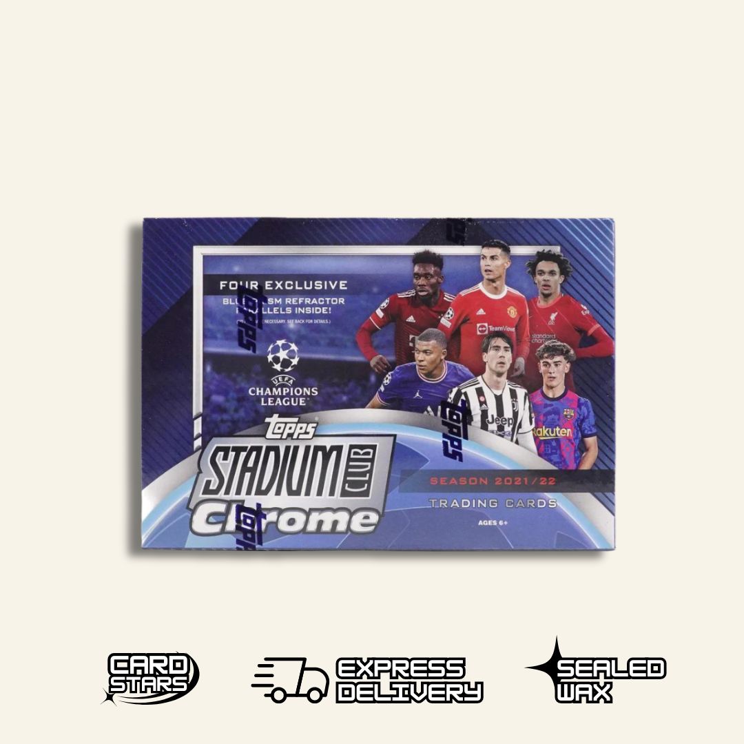 2021/22 Topps UEFA Champions League Stadium Club Chrome Soccer Mega Box