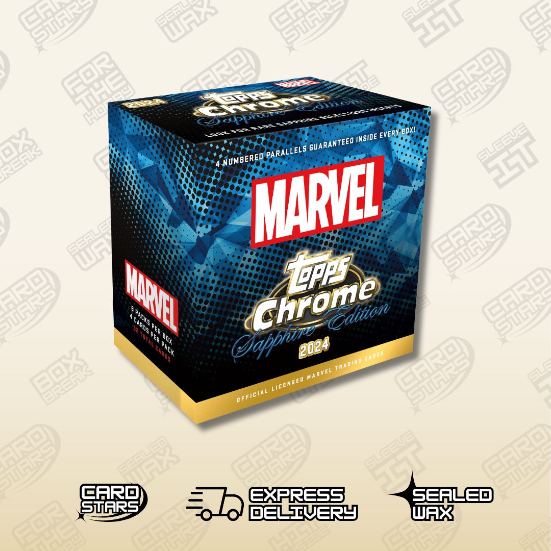 Topps Marvel Chrome 2024 – Sapphire Edition Hobby Box