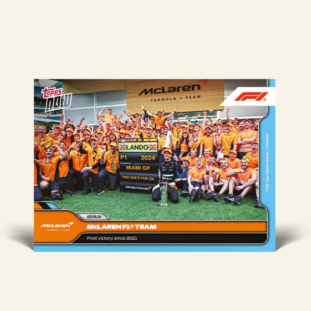 McLaren F1 Team - First victory since 2021 - Card 13 | F1 TOPPS NOW | PREORDER