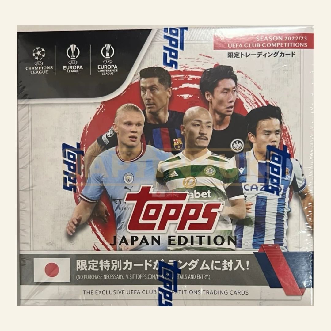 Topps Uefa Champions League UCL Football Japan 2023 Box