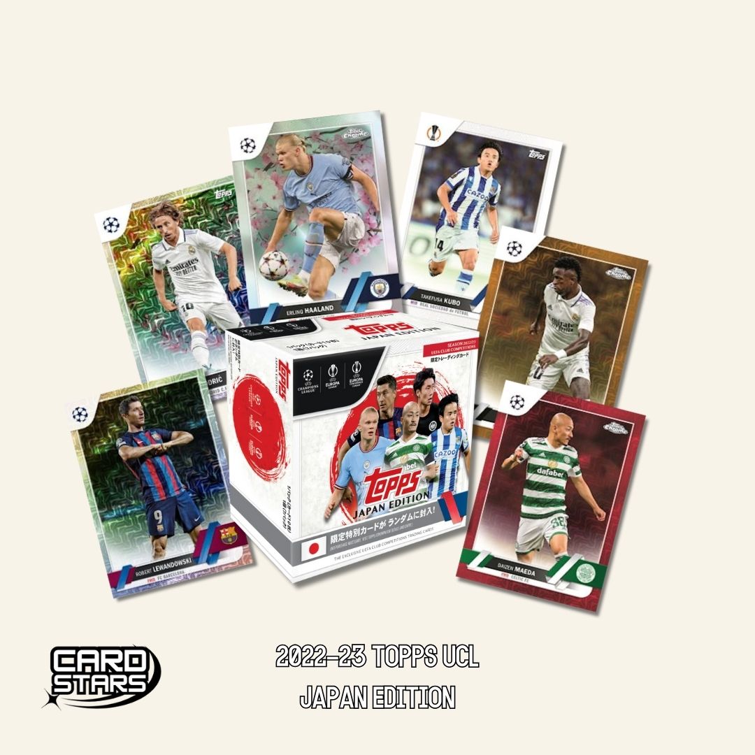 Topps Uefa Champions League UCL Football Japan 2023 Box